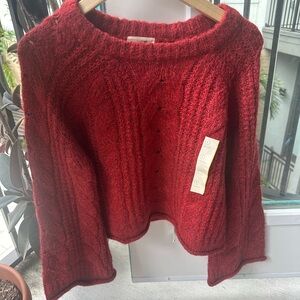 Universal Thread Red Crew Neck Sweater